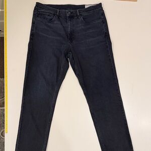 rag & bone Men's Dark Gray Slim Jeans